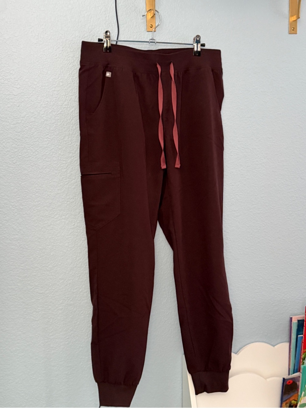 Figs espresso Zamora jogger scrub pants